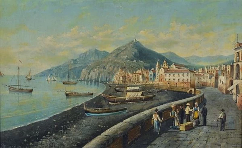 Amalfi marina, 1898